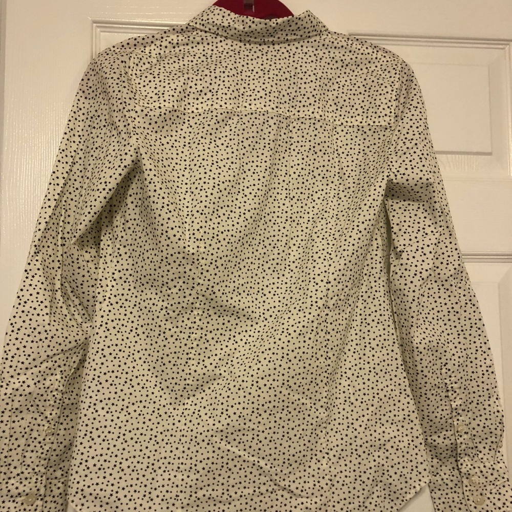J Crew- star patterned button down - Picture 2 of 5